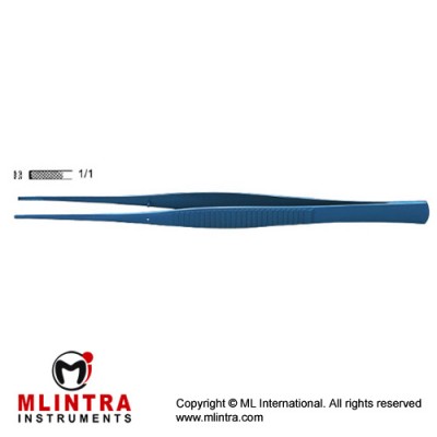 Barraya Tissue Forceps  2 x 3teeth, 20cm